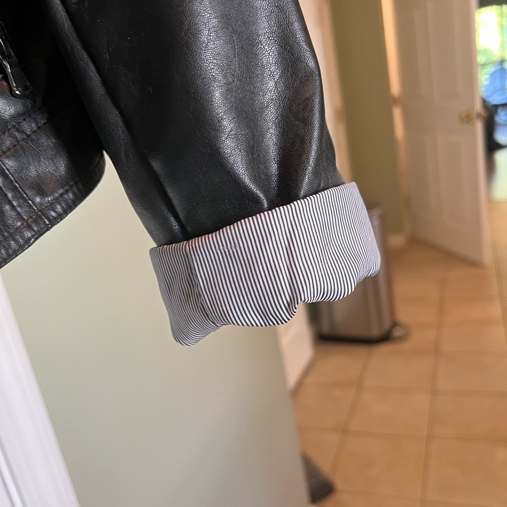 Anthropologie Vegan Leather Jacket - Picture 6 of 10